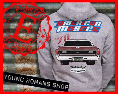 1970 El Camino Ss Zip Hoodie1970 Super Sport1970 Dragcar Zip Hoodie