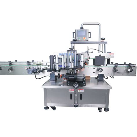 Hone Single Side Double Sides Labelling Machine Flat Round Bottle Fully