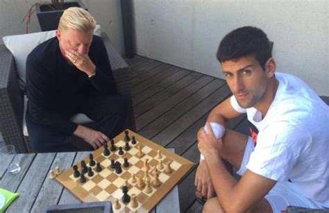 Novak Djokovic Plays Chess With Boris Becker Chessdom