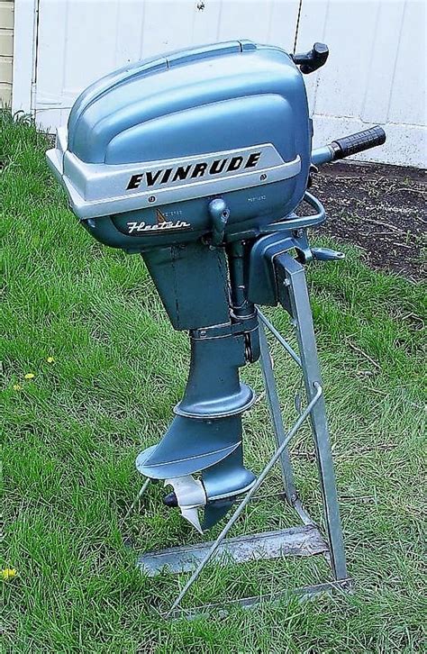 1954 Evinrude Fleetwin 7 5 Hp Classic Boats Classic Wooden Boats Diy Boat