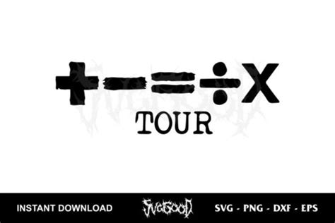 Ed Sheeran Mathematics Tour Svg Svggood