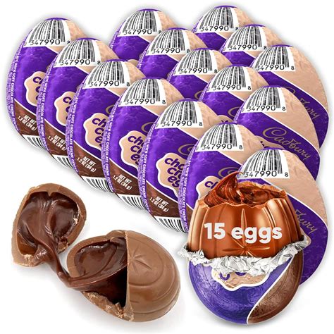 Cadbury Chocolate Creme 15 Eggs 1 2oz Easter Eggs Milk Chocolate Candy Soft