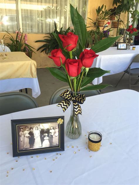 50th Wedding Anniversary Centerpiece 50 Wedding Anniversary