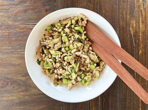 Roasted Artichokes And White Bean Salad Very Smart Ideas