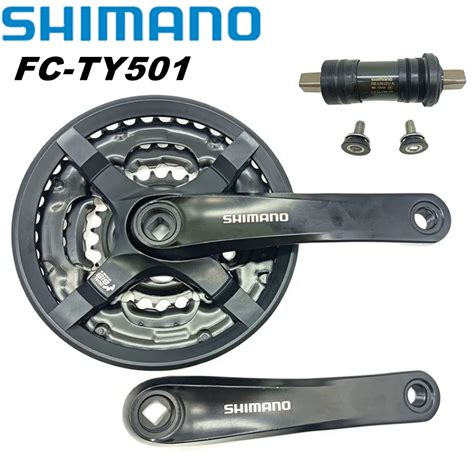 Shimano Tourney FC TY501 Bike Crankset 24 34 42T 28 38 48T Bicycle