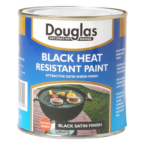 Douglas Black Heat Resistant Paint 250ml