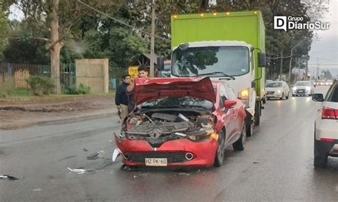 Accidente Vehicular En Acceso Sur De Valdivia Diario De Valdivia