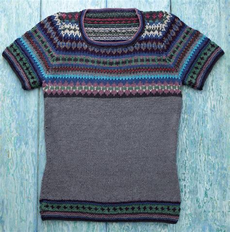 Fair Isle Yoke Top Knitting Patterns Let S Knit Magazine