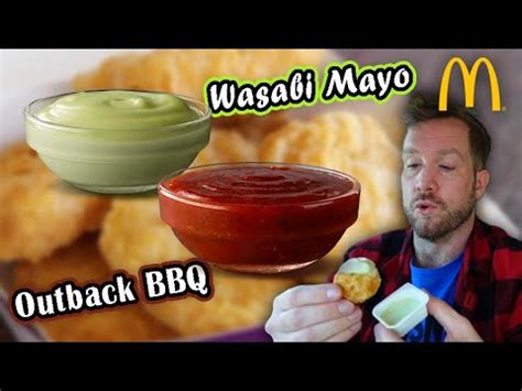 Wasabi Mayo And Outback BBQ Sauce From McDonald S Let S Have A Lick