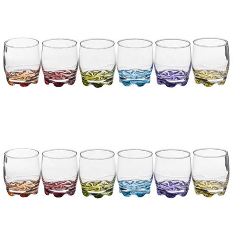 Set Van 12x Stuks Drinkglazen Waterglazen Kleurenmix 310 Ml