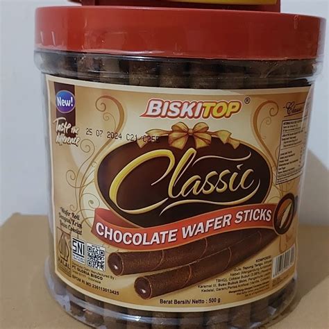 Jual Biskitop Wafer Stick Handle 500gr Astor Lebaran Toples Astor