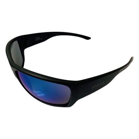 Smith Forge Sunglasses Matte Black Evolve™ Bio Based Frame Blue Mirror Lenses Sunglasses