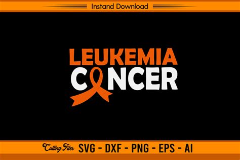 Leukemia Cancer Orange Ribbon Graphic By Sketchbundle · Creative Fabrica