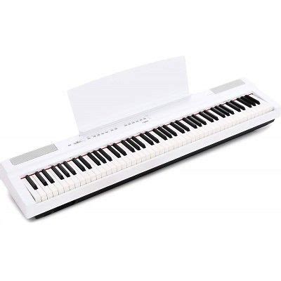 YAMAHA P125 WHITE PIANOFORTE DIGITALE 88 TASTI PESATI BIANCO E Music