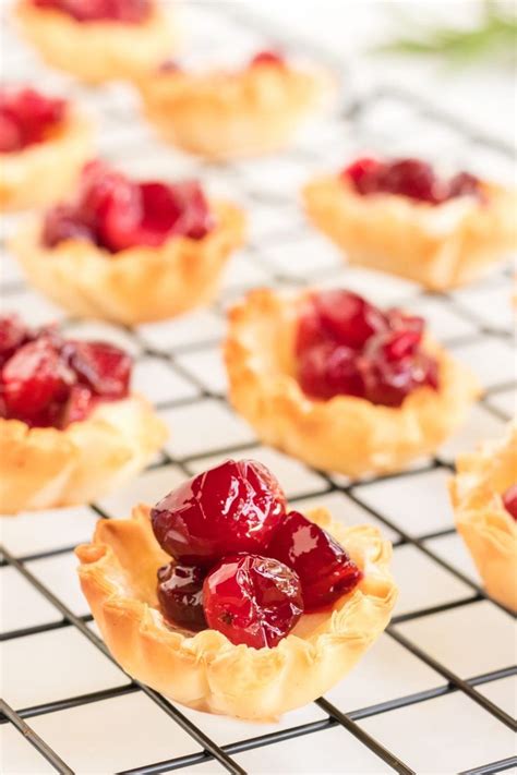 Minute Cranberry Brie Bites Recipe Brie Bites Holiday