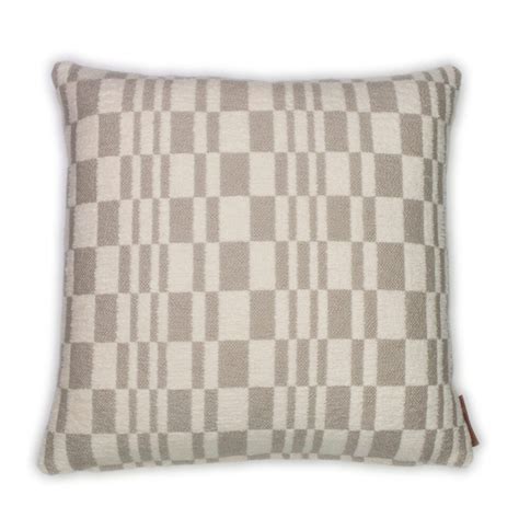 Chess Linen Cushion Evolution21 By Karine Bonjean