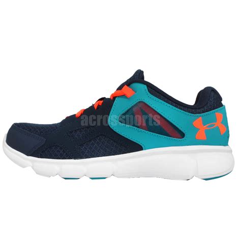 Under Armour Ua Thrill Blue Orange White Mens Running Shoes 1258794 408