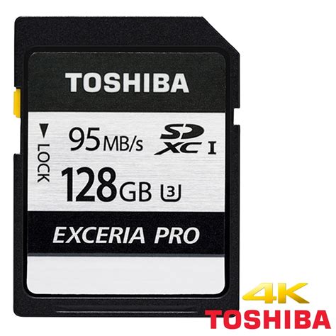 TOSHIBA 東芝 EXCERIA PRO SD SDXC 128G GB 95MB S N401 高速記憶卡 公司貨 支援 4K