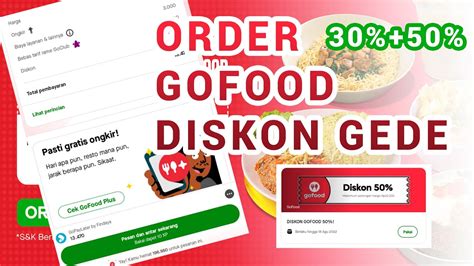 TUTORIAL ORDER GOFOOD PAKAI 2 VOUCHER 50 DAN DISKON RESTO JADI MURAH