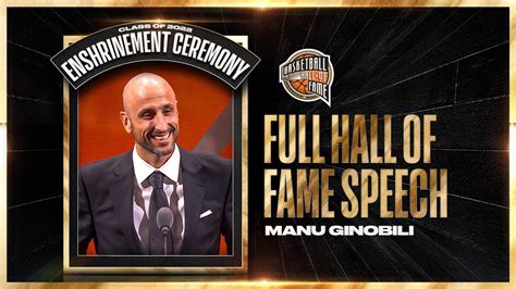 Manu Gin Bili En El Sal N De La Fama Nba Fd Radio Tu Estaci N Deportiva