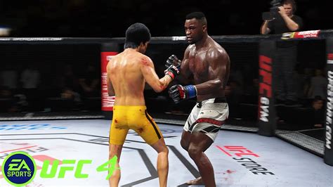 Ufc Bruce Lee Vs Francis Ngannou Ea Sports Ufc Ps Youtube