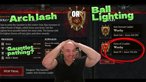 Diablo Gauntlet Arch Lash Sorcerer What Is The Best Pathing