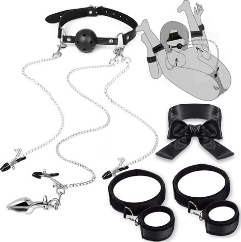 Amazon Itfmypn Sex Bondage BDSM Bondaged Restraints Set Adults Sex Toy With Breathable Ball