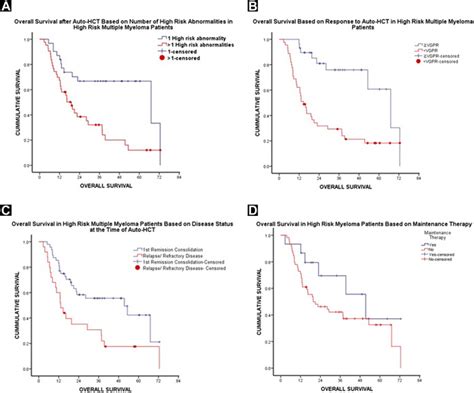 Outcomes Among High Risk And Standard Risk Multiple Myeloma Patients Treated With High Dose