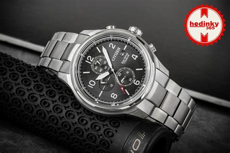 Citizen Sports Eco Drive Super Titanium Chrono Ca E Hodinky