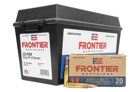 Hornady Rem Gr Hollow Point Match Frontier Rounds In Ammo