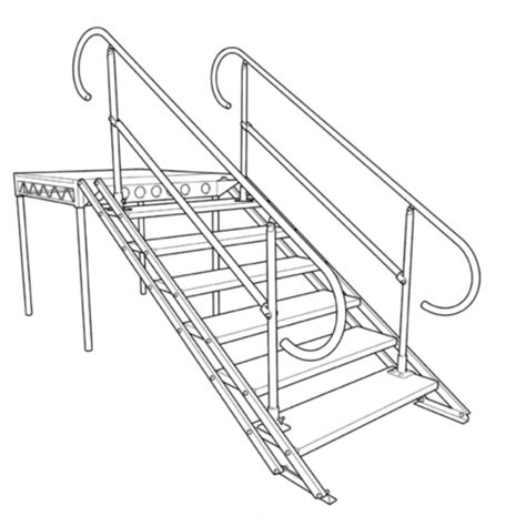 adjustable  step stair unit ampd entertainment