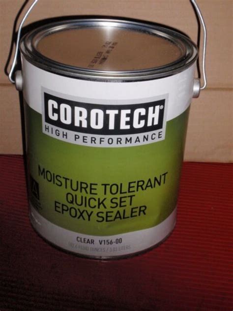 Corotech Moisture Tolerant Quick Set Epoxy Sealer Clear 156 00 Benjamin