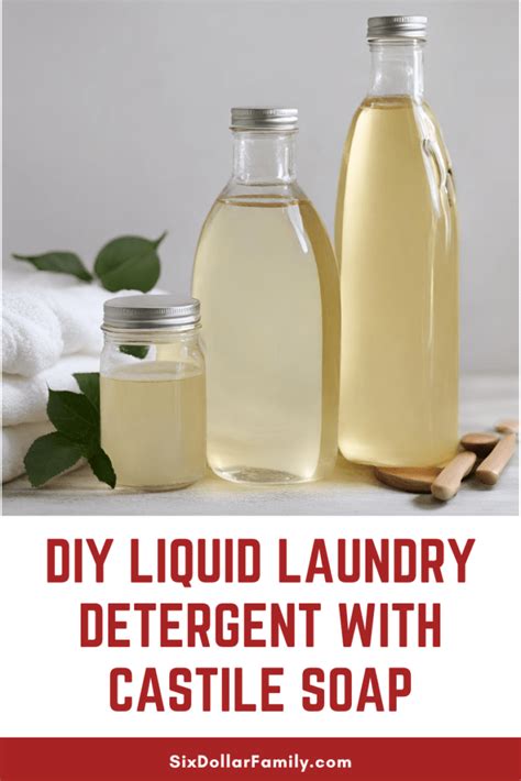 Homemade Laundry Detergent Liquid