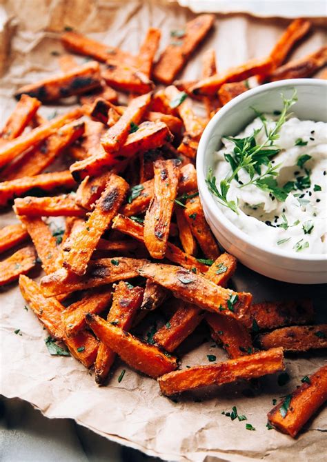 Crispy Baked Sweet Potato Fries Recipe The First Mess