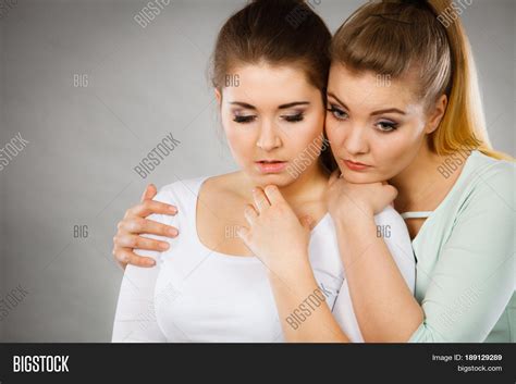 Woman Hugging Her Sad Image & Photo (Free Trial) | Bigstock