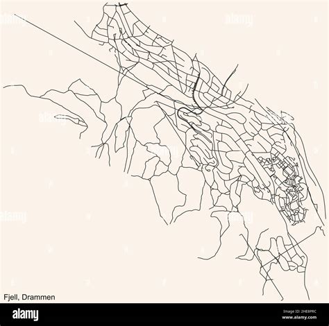 Detailed Navigation Black Lines Urban Street Roads Map Of The Quarter