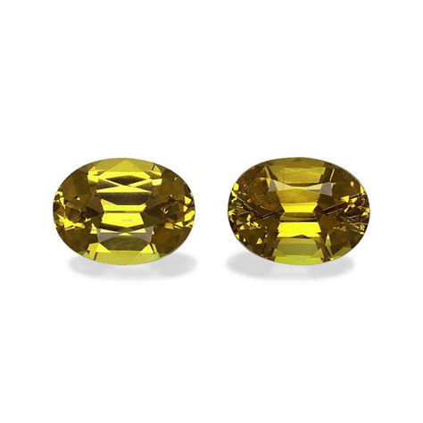 Oval Cut Grossular Garnet Lime Green Carats