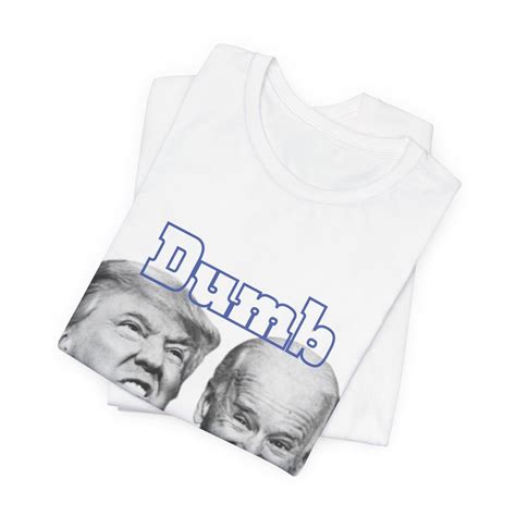 Dumb And Dumber Donald Trump And Joe Biden Jersey T Shirt EBay