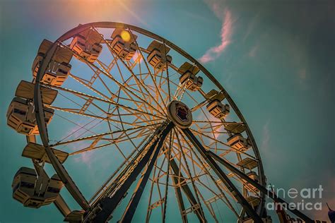 Ferris Wheel Photograph By Claudia M Photography Fine Art America