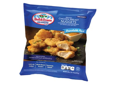 Breaded Chicken Nuggets 30 Oz Bag Bell And Evans