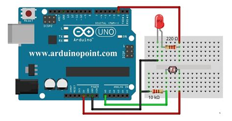 Arduino With Ldr Project Using Led And Relay Automatic On Off Light