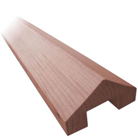 Brown Treated Rebate Capping Rail Grangewood Fencing Supplies Ltd