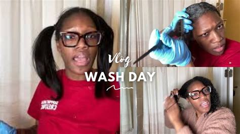 My Wash Day Routine Watch Me Wash And Blow Dry My Hair Youtube