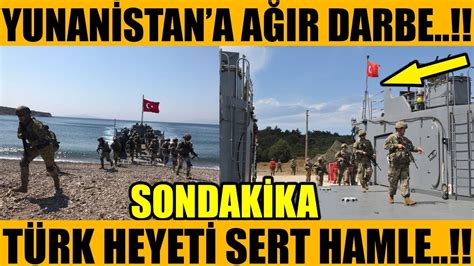 sondakika YUNANİSTANA AĞIR DARBE TÜRK HEYETİ SERT HAMLE YAPTI