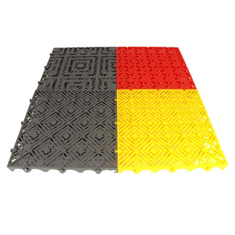 Eco Friendly Garage Plastic Floor Matpvc Interlocking Tiles China