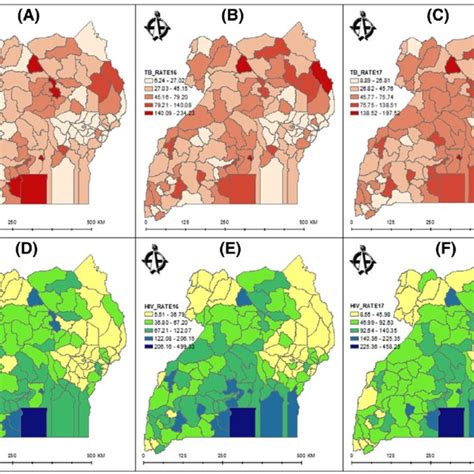 Tb And Hiv Prevalence Rates Per People In Uganda From To