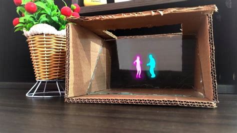 How To Make A 3d Hologram With Glass And Cardboard