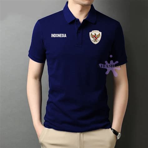 Jual Kaos Polo Timnas Indonesia Baju Kerah Timnas Indonesia