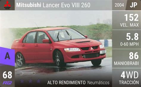 IGCD Net Mitsubishi Lancer Evolution VIII In Top Drives