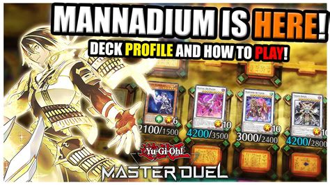 MANNADIUM IS INSANE Deck Profile How To Play Yu Gi Oh Master